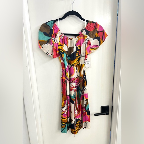 Billabong Both Ways Floral Off the Shoulder Dress. Small. NWT! - Picture 5 of 8